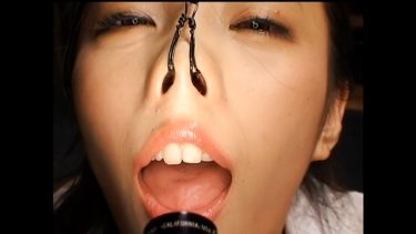 （鼻毛、鼻くそあり）【管野しずか】縄犯・美女